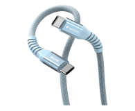 VERBATIM Sync & Charge USB-C to USB-C 60W Magnetic 120 cm - Blue - 1340233 - zdjęcie 2